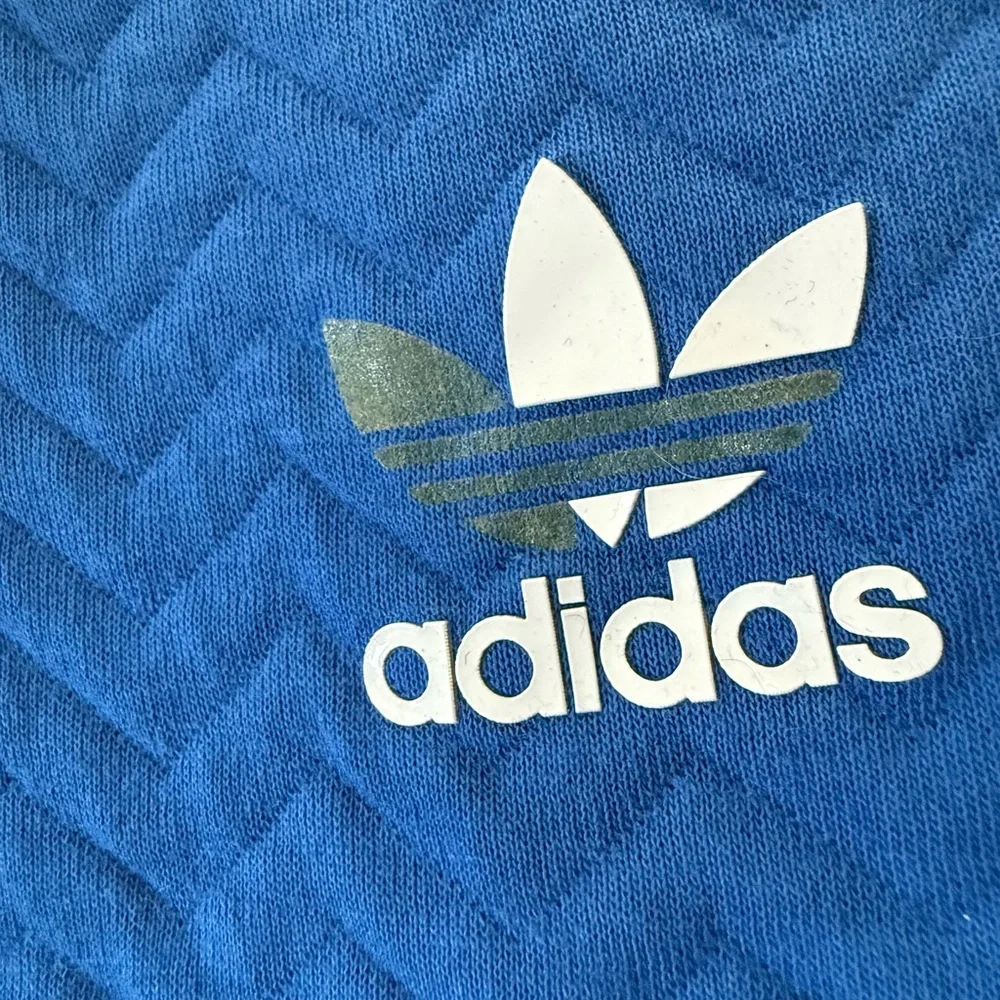 Adidas Blue Knit Jacket - Picture 2 of 6